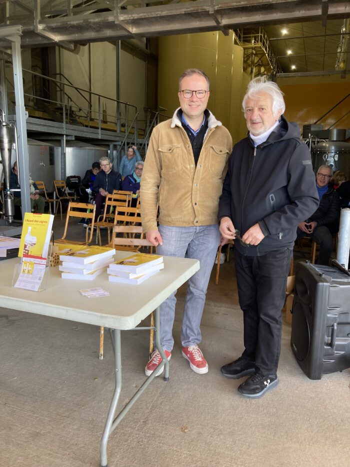 Aldric Tourres et Jean-Claude Chasson, fondateur de Bacchus Conseil et des GFV